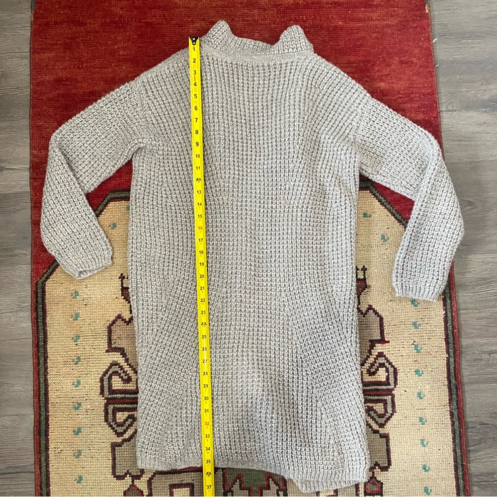Alpaca Pendleton Knit Duster Sweater - image 6
